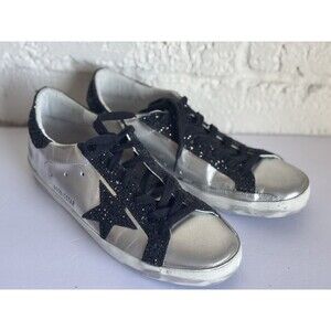 Authentic Golden Goose Super-Star Size 40 MISSING INSOLES US Size 10